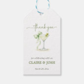 A Tini One Baby Shower Thank You Cadeaulabel (Voorkant)