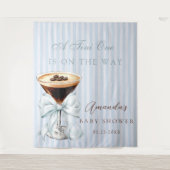 A tini One Espresso Martini Baby Shower Wandkleed (Voorkant)