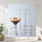 A tini One Espresso Martini Baby Shower Wandkleed