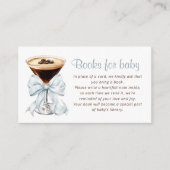 A Tini One Espresso Martini Books for Baby Informatiekaartje (Voorkant)