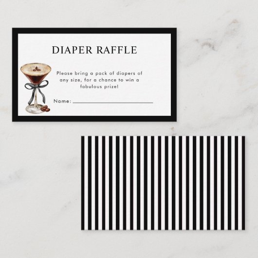 A Tini One is on the Way Baby Shower Enclosure  Informatiekaartje (Voorkant / Achterkant)