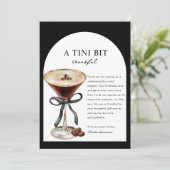 A Tini One is on the Way Baby Shower Thank You  Bedankkaart (Staand voorkant)