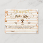 A Tini One On The Way Espresso Martini Baby Shower Informatiekaartje (Voorkant)