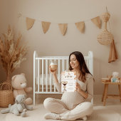 A Tini One On The Way Espresso Martini Baby Shower Kaart