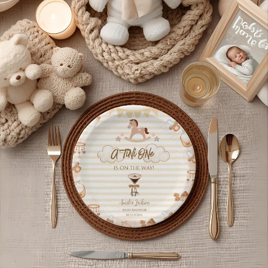 A Tini One On The Way Espresso Martini Baby Shower Papieren Bordje