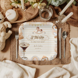 A Tini One On The Way Espresso Martini Baby Shower Papieren Bordje