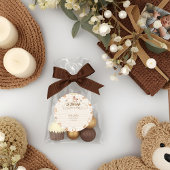 A Tini One On The Way Espresso Martini Baby Shower Ronde Sticker