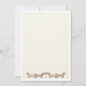 A Tini Weenie Bit Older Dachshund Martini Birthday Kaart (Achterkant)