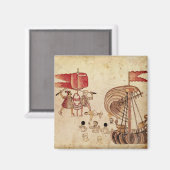 A Tlaxcalan-strijder Magneet (Voorkant / Achterkant)