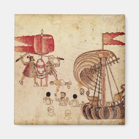 A Tlaxcalan-strijder Magneet (Voorkant)