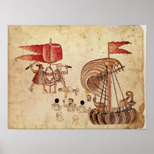 A Tlaxcalan-strijder Poster (Voorkant)