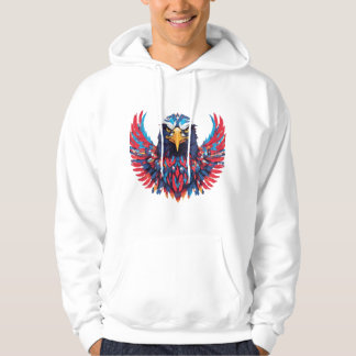 A TO Z met Amerikaanse adelaar met patriottisch sy Hoodie