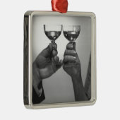 A Toast Metalen Ornament (Rechts)