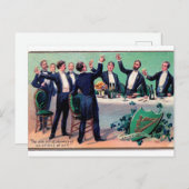  A Toast op de Shamrock Briefkaart (Voorkant / Achterkant)