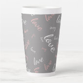 A Toast to Love – Valentine’s Day Mug Latte Mok (Voorkant)