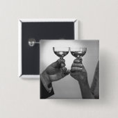 A Toast Vierkante Button 5,1 Cm (Voorkant /achterkant)