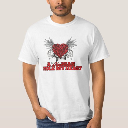 A Tongan Stole my Heart T-shirt (Voorkant)