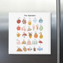 A tot Z Alfabet met Plaatjes voor Kinderen