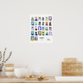 A tot Z Alfonaten door Clancy Poster (Keuken)