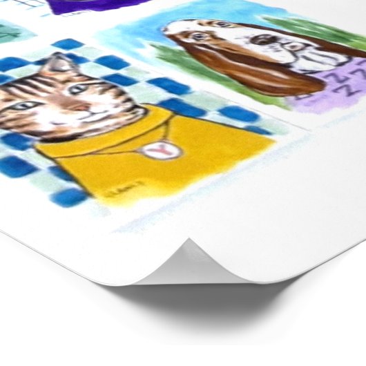 A tot Z Alfonaten door Clancy Poster (Hoek)