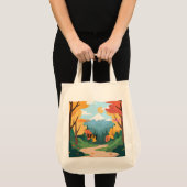 A tote bag with design (Voorkant (product))