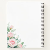 A Touch of Floral Grace - Stylish Floral Notebook Notitieboek (Achterkant)
