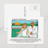 "A Touch of Humor" Massage Cannibal Comic Briefkaart (Voorkant / Achterkant)