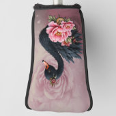 A touch of rose and swan's glow. golfheadcover (Draai 90)