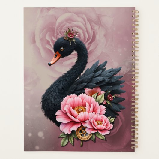 A touch of rose and swan's glow. planner (Achterkant)