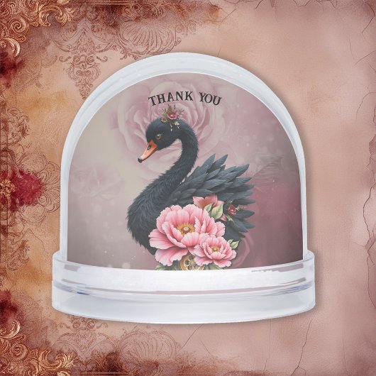 A touch of rose and swan's glow.  sneeuwbol