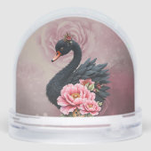 A touch of rose and swan's glow.  sneeuwbol (Achterkant)