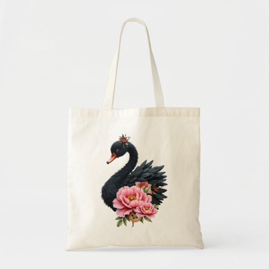 A touch of rose and swan's glow. tote bag (Voorkant)