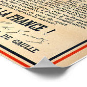 "A Tous les Français" Poster (Hoek)