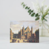 A Town Square in Haarlem Briefkaart (Staand voorkant)