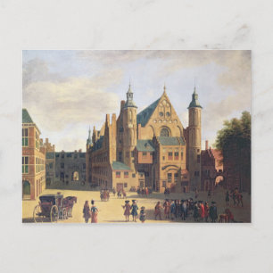 A Town Square in Haarlem Briefkaart