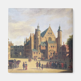 A Town Square in Haarlem Magneet
