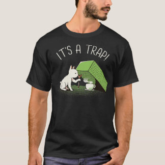 A Trap Coffee Funny Cat beroemd gemaakt door Tobe  T-shirt