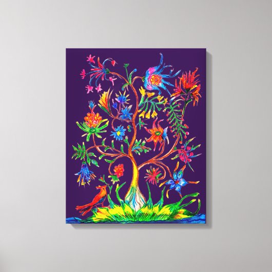 A tree of life canvas afdruk (Voorkant)