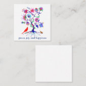 A tree of life informatiekaartje (Voorkant / Achterkant)