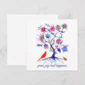 A tree of life kaart (Voorkant / Achterkant)