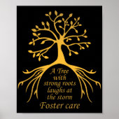 A tree with strong roots Foster Care Adoption Poster (Voorkant)