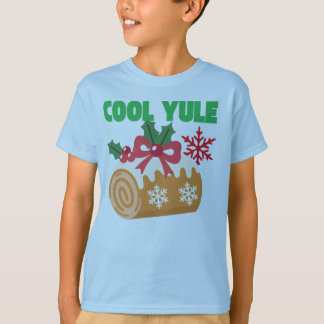 A trendy, colorful holiday design t-shirt