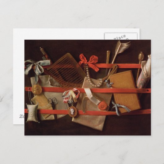 A Trompe L'Oeil of Objects Briefkaart (Voorkant / Achterkant)