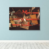 A Trompe L'Oeil of Objects Canvas Afdruk (Insitu (Houten vloer))