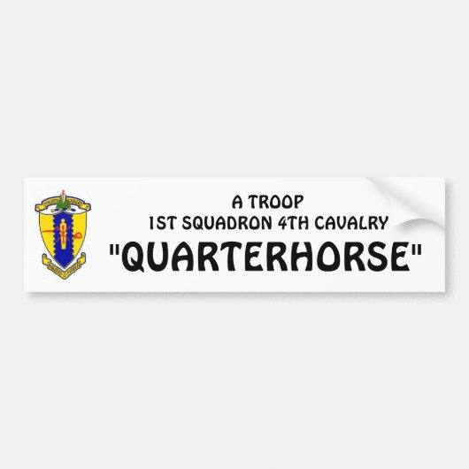 A-Troop bumpersticker (Voorkant)