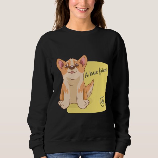 A True Friend Welsh Corgi 284 Trui (Voorkant)