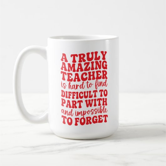 A Truly Amazing Teacher is Hard to Find Apple Koffiemok (Links)