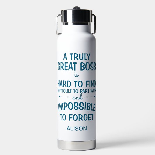 A truly great boss personalized mug waterfles (Voorkant)