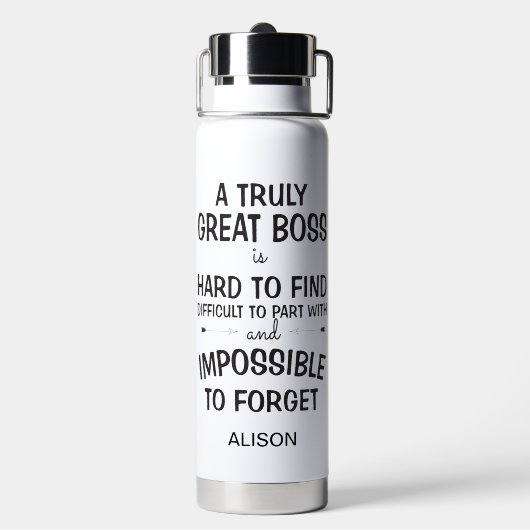 A truly great boss personalized mug waterfles (Achterkant)