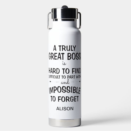 A truly great boss personalized mug waterfles (Voorkant)